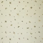 BUGS BUTTERFLIES & LEAVES WITH JEWELS ON SILK - F333CSK (1)
