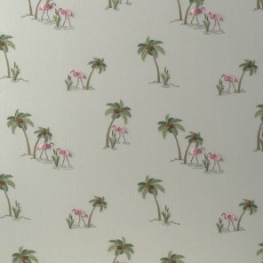 FLAMINGOS ON SEAFOAM - F660