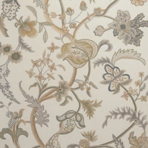 TREE OF LIFE WITH FLOWER & FERN IN OCHRE- F326