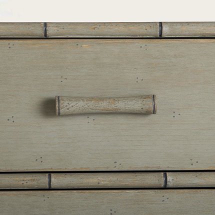 TRO040A - FAUX BAMBOO CHEST WITH FIVE DRAWERS (7)