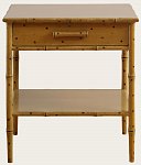TRO108A - FAUX BAMBOO SMALL SIDE TABLE WITH ONE DRAWER & BOTTOM SHELF (2)