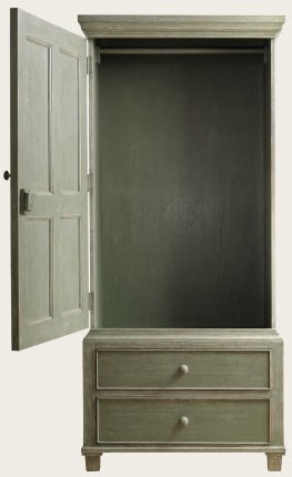 ENG130 - WARDROBE WITH ROD & DRAWERS (3)