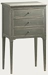 PRO032 - BEDSIDE TABLE WITH FLUTING & THREE DRAWERS (1)
