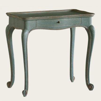 PRO080 - SIDE TABLE WITH CURVED LEGS & ONE DRAWER (1)