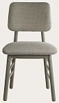 MID010 - CHAIR WITH SQUARE UPHOLSTERED BACK (2)
