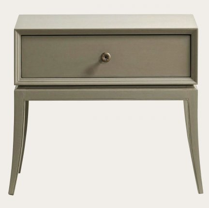 MID0032 - BEDSIDE TABLE WITH ONE DRAWER & BRASS PULL (2)