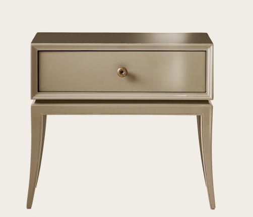 MID0032 - BEDSIDE TABLE WITH ONE DRAWER & BRASS PULL (5)