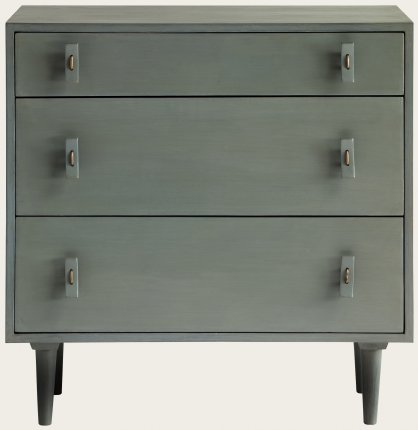 MID052 - CHEST WITH THREE DRAWERS & WOOD HANDLES (2)