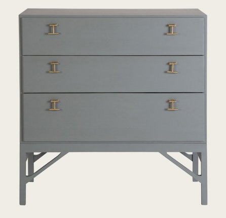 MID054A - CHEST WITH THREE DRAWERS & T-BAR HANDLES (2)