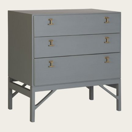 MID054A - CHEST WITH THREE DRAWERS & T-BAR HANDLES (1)