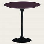 MID086 - SIDE TABLE WITH WOOD TOP & METAL BASE (2)
