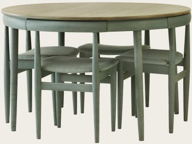 MID101 - ROUND TABLE WITH FOUR CHAIRS