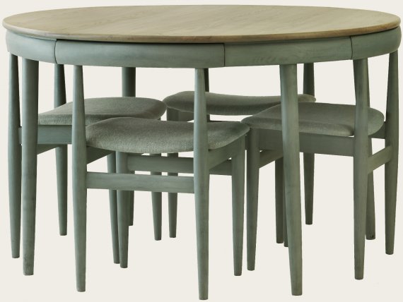 MID101 - ROUND TABLE WITH FOUR CHAIRS (1)