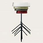 MID113 - NESTING TABLES IN PERFORATED METAL (3)