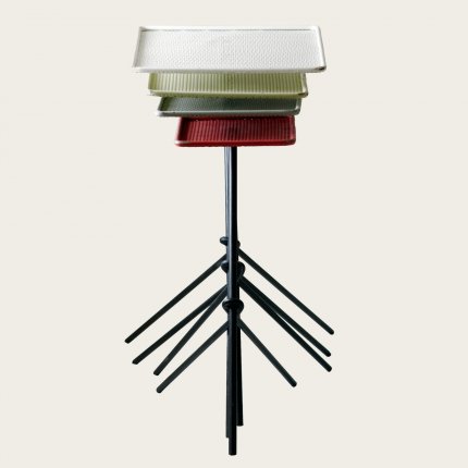 MID113 - NESTING TABLES IN PERFORATED METAL (3)