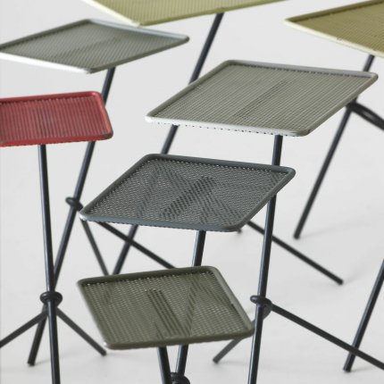 MID113 - NESTING TABLES IN PERFORATED METAL (5)