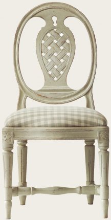 GUS009 - CHAIR WITH TRELLIS BACK (2)