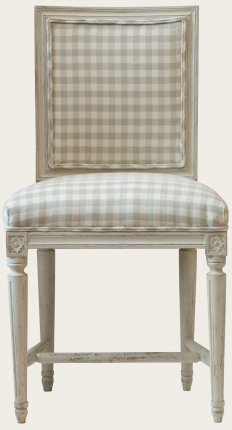 GUS015 - CHAIR SQUARE WITH UPHOLSTERED BACK (2)