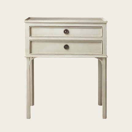 GUS031L - BEDSIDE TABLE WITH TWO DRAWERS LARGE (2)