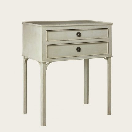 GUS031L - BEDSIDE TABLE WITH TWO DRAWERS LARGE (1)