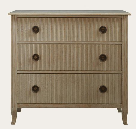 GUS042B - BUREAU WITH RIBBED DRAWERS (2)