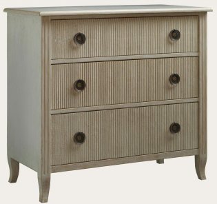 GUS042B - BUREAU WITH RIBBED DRAWERS