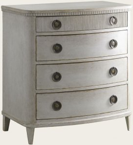 GUS049 - BUREAU CURVED WITH RIBBED TOP DRAWER