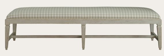 GUS064 - BENCH WITH FLUTED SQUARE LEGS (2)