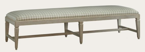 GUS064 - BENCH WITH FLUTED SQUARE LEGS (1)