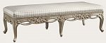 GUS068 - BENCH WITH GUSTAVIAN SWAGS CARVING (1)