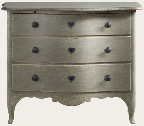 GUS074 - COMMODE WITH CARVED BASE & SLIDE IN SHELF (2)