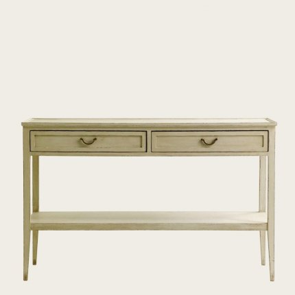 GUS099 - CONSOLE WITH TWO DRAWERS & BOTTOM SHELF (2)