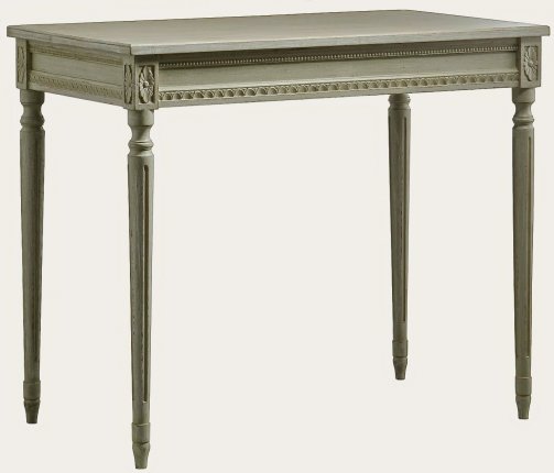 GUS102 - RECTANGLE TABLE WITH CARVING & WOOD TOP (1)