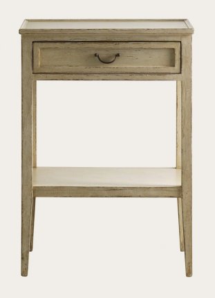 GUS108 - SIDE TABLE WITH ONE DRAWER & BOTTOM SHELF (2)