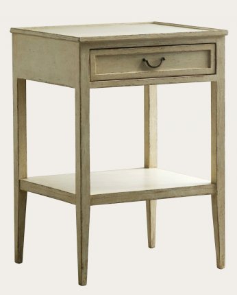 GUS108 - SIDE TABLE WITH ONE DRAWER & BOTTOM SHELF (1)