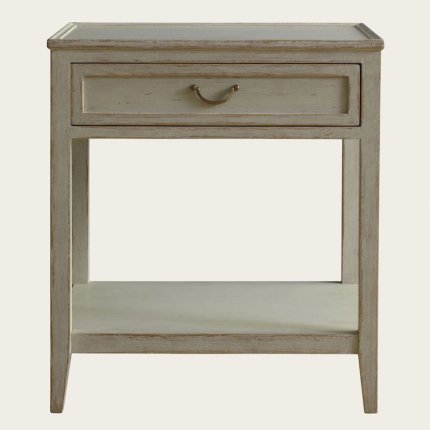 GUS108A - SIDE TABLE WITH ONE DRAWER & BOTTOM SHELF LOW (2)