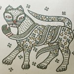 WEE BEASTIES CAT BY KIT KEMP - CF005C (2)