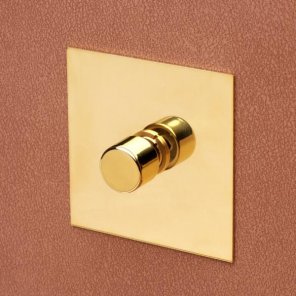 Otočné stmívače (rotary dimmers) Unlacquered Brass