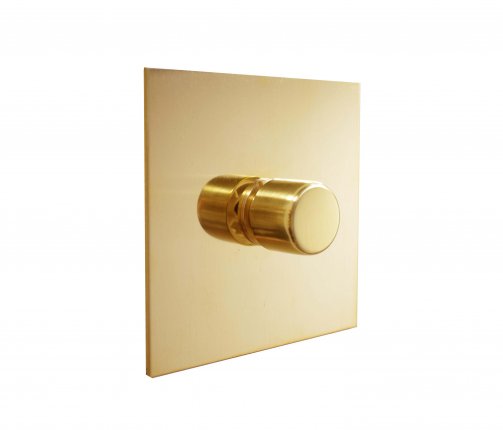 Otočné stmívače (rotary dimmers) Unlacquered Brass (2)