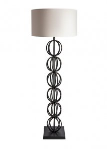 Rollo Antique Bronze Floor Lamp