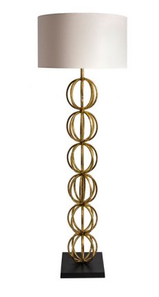 Rollo Antique Gold Floor Lamp (1)