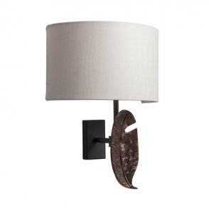 Leaf Bronze Wall Light