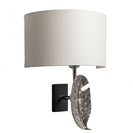 Leaf Nickel Wall Light (1)