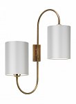 Bronte Antique Brass Wall Light (1)