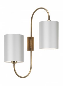Bronte Antique Brass Wall Light