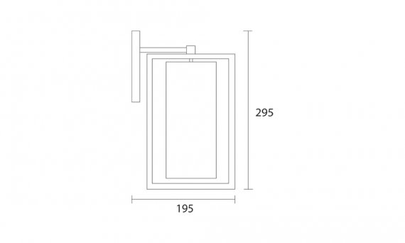 Derwent Rectangle Antique Brass (2)