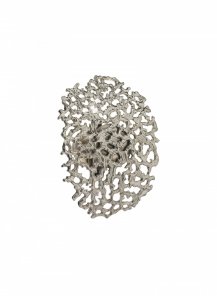 Flux Wall Sconce Nickel Medium