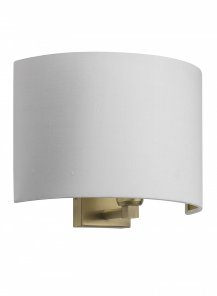 Piro Antique Brass Wall Light