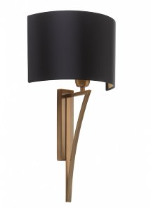Yves Antique Brass Wall Light