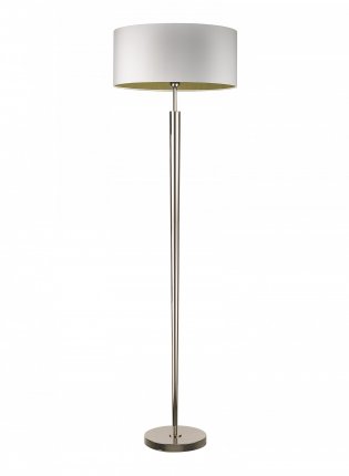 Torchere Nickel Floor Lamp (1)